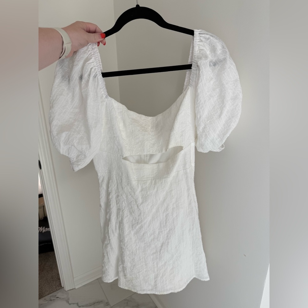Seven wonders white puff Sleeve Dress